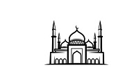 Beautiful Ramadan mosque silhouette, an Illustration by Amazin_art (Thumbnail 22 of 31)