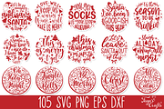 Huge Christmas Quotes Bundle, an Illustration by Anastasia Feya (Thumbnail 9 of 10)