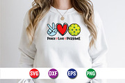 Peace Love Pickleball Game Lover SVG, an Object Graphic by SVGCuteShop (Thumbnail 3 of 3)