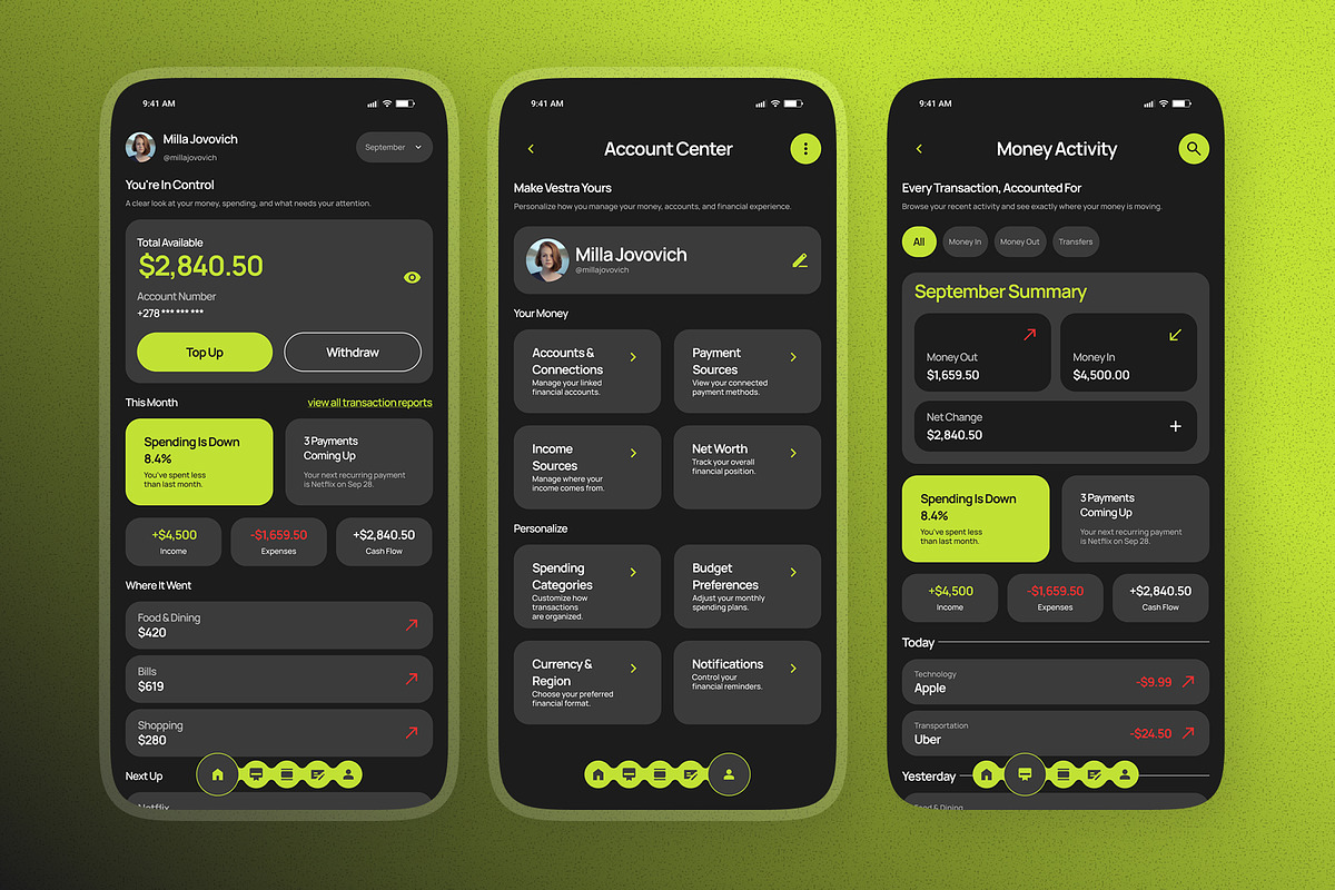 Vestra - Subscription Manager UI App, an App Template by twinstd (Photo 4 of 5)