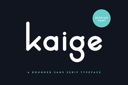KAIGE | Display Font, a Sans Serif Font by Glyph44