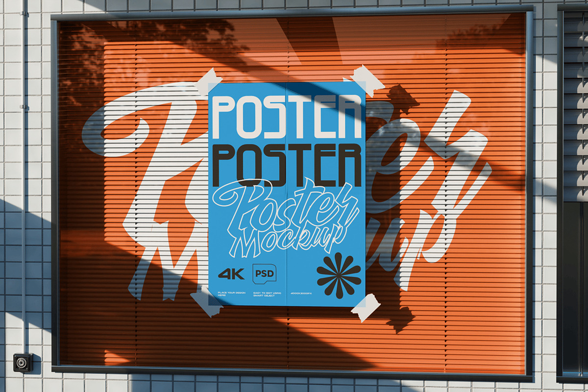 Poster Mockup, an Advertising Mockup by megostudi0 (Photo 4 of 4)