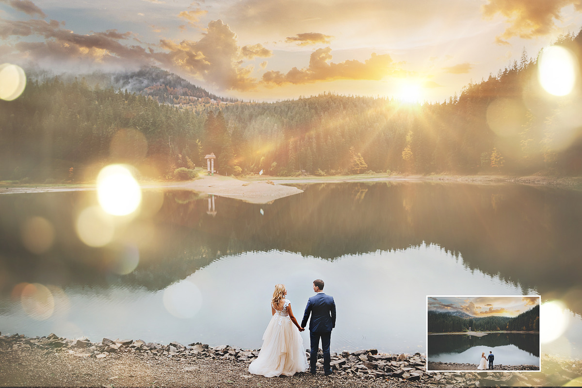 Sunny Days Sun Flare Overlays, an Action Add-On by Uplift Actions (Photo 5 of 6)