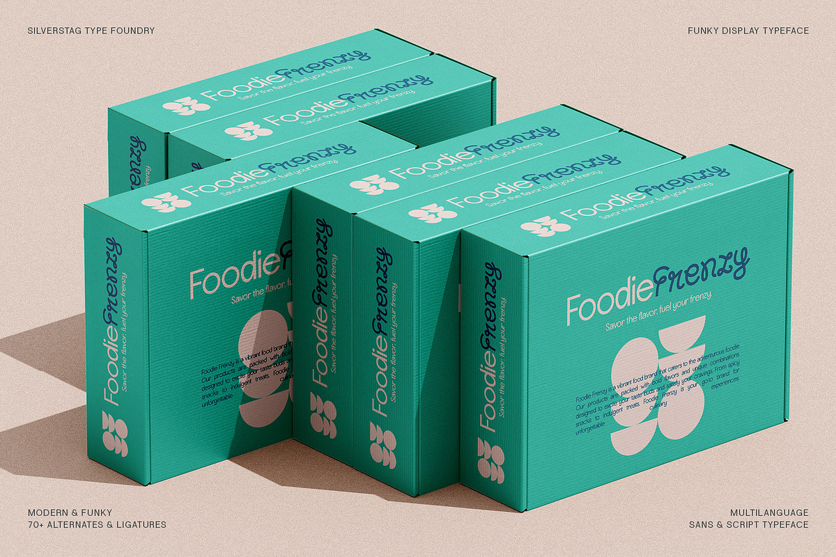Lightshift - Funky Display Typeface, a Sans Serif Font by SilverStag Type Foundry (Photo 20 of 25)