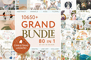 GRAND BUNDLE Graphics 80 in 1_10650+, an Animal Illustration by Cat In Colour (Thumbnail 1 of 36)