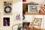 Retro - Frame Mockup Scene, a Product Mockup by Momogi (Thumbnail 8 of 10)