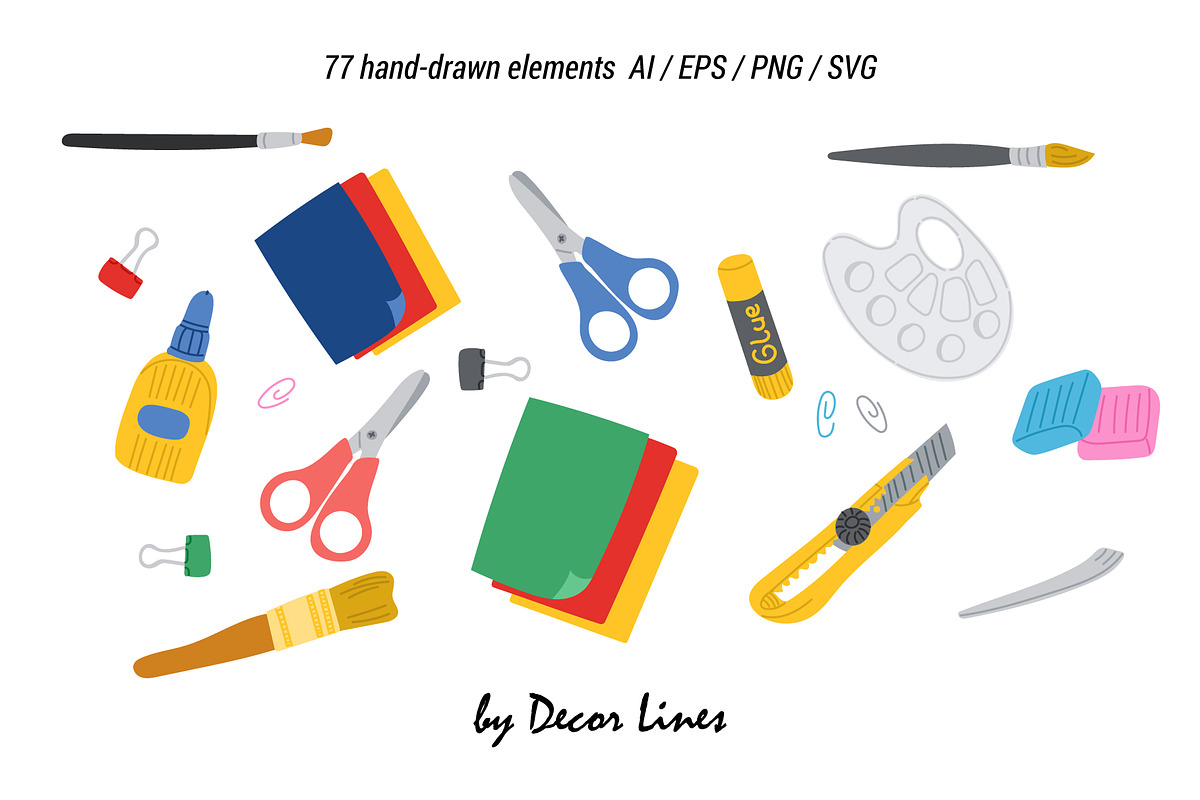 Art Tools, an Object Illustration by Decor Lines (Photo 5 of 15)