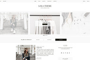 Lola - WordPress Theme, a WordPress Template by Bella Creative Studio (Thumbnail 1 of 3)