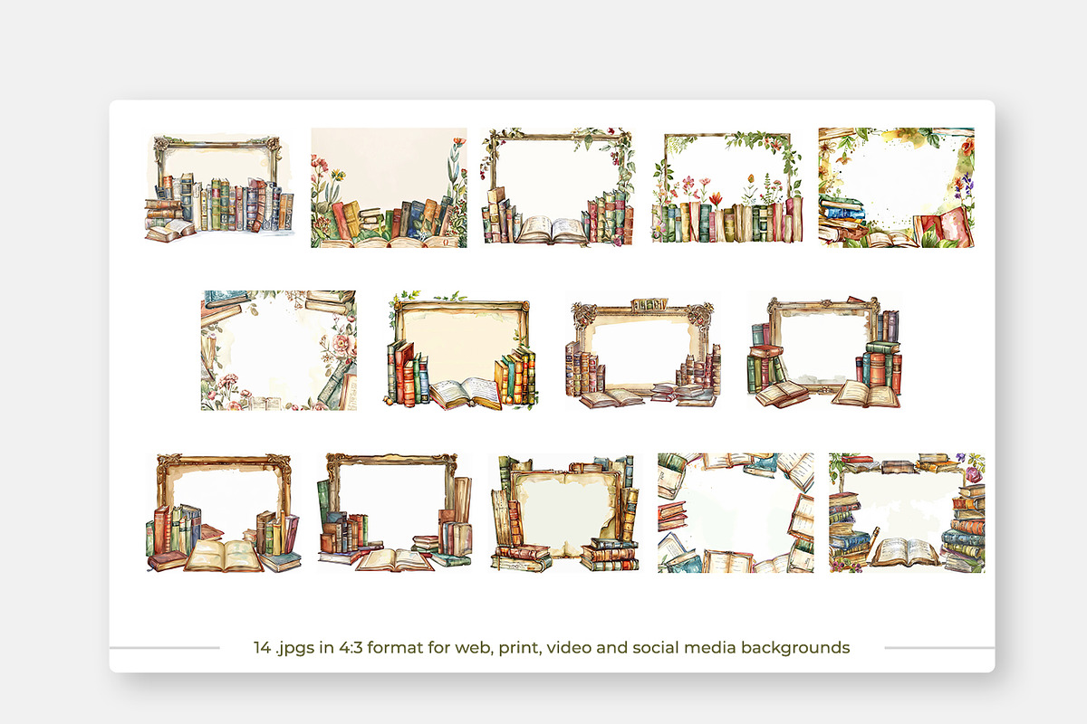 The Book Bundle, a Background Graphic by karenfoleyphoto (Photo 2 of 6)