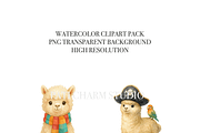 18 Alpaca Clipart, an Animal Illustration by Pati Charm Studio (Thumbnail 5 of 8)