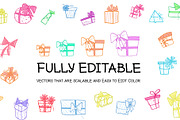 Doodle Gifts, a Background Graphic by Brickclay (Thumbnail 2 of 5)