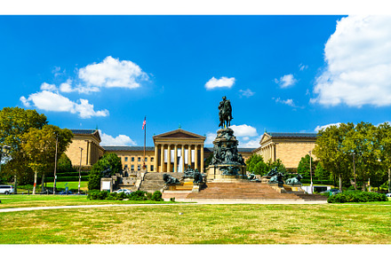 Philadelphia Museum of Art and, an Architecture Photo by Leonid Andronov