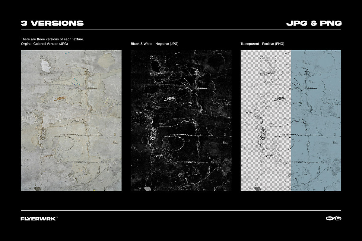Grunge textures, a Texture Graphic by FLYERWRK (Photo 4 of 17)