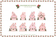 Pink Gingerbread Houses, an Object Graphic by Euonia Meraki (Thumbnail 2 of 15)