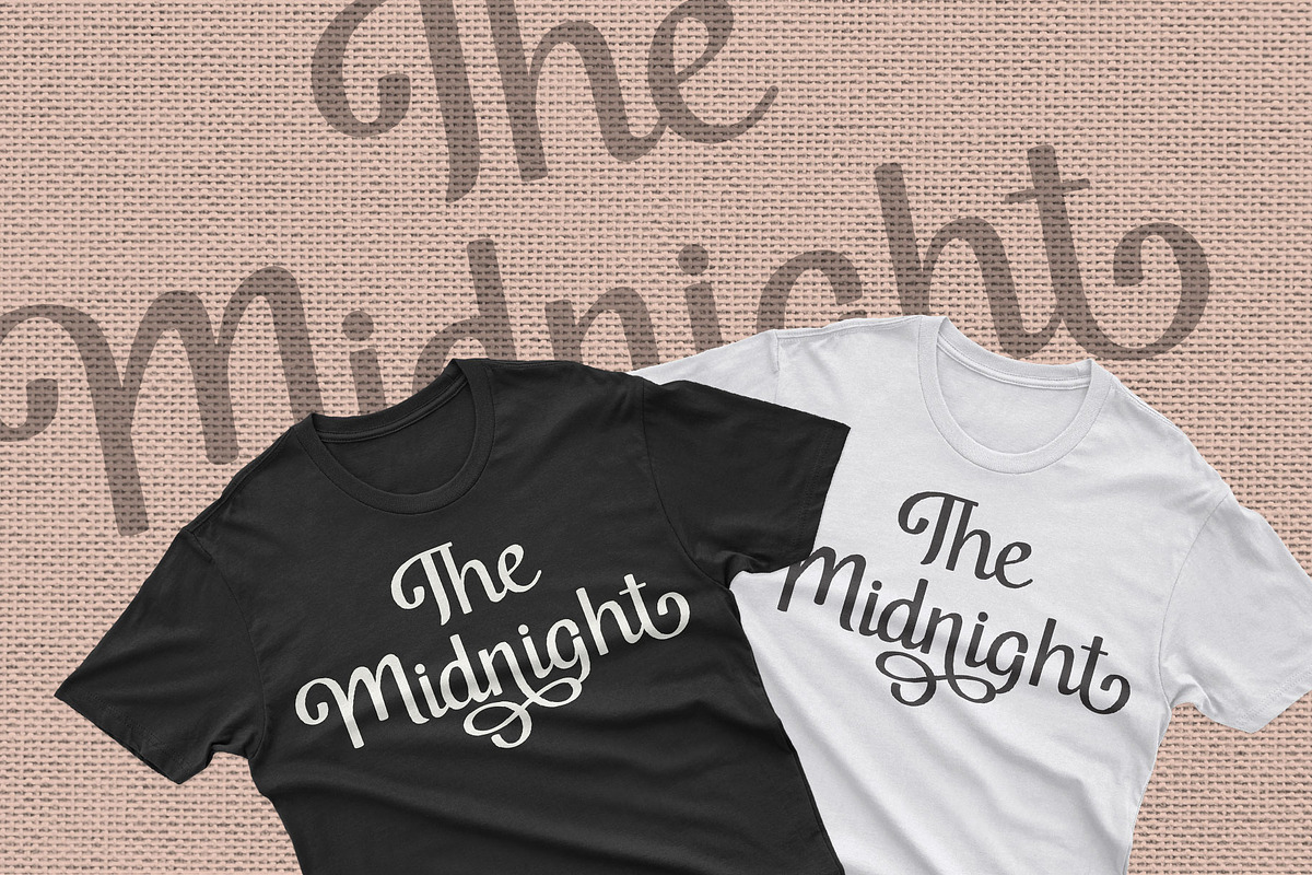 Midnight Script Font preview 6