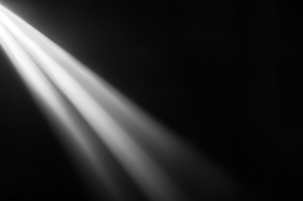Diagonal light beam black background