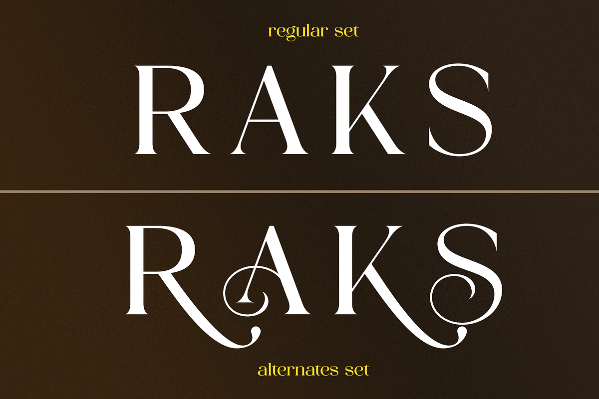AUREVAN — Bold Luxury Serif, a Serif Font by ToniStudio (Photo 5 of 13)