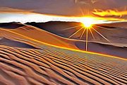oil painting panorama of the desert, a Background Graphic by AAN Seamless Shop (Thumbnail 6 of 6)
