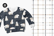 Pattern collection Polar Bear, a Pattern Graphic by Muriel Petitpattern (Thumbnail 5 of 7)