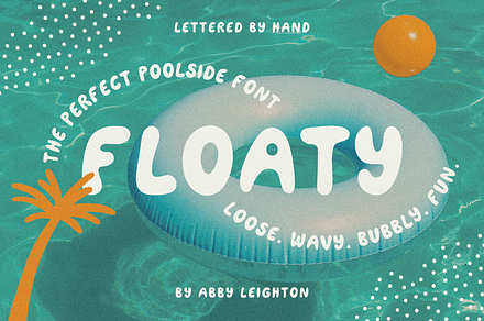 FLOATY by Abby Leighton, a Font by Abby Leighton Studio