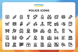 Police Icons 13.14.45, an Icon by Wencory