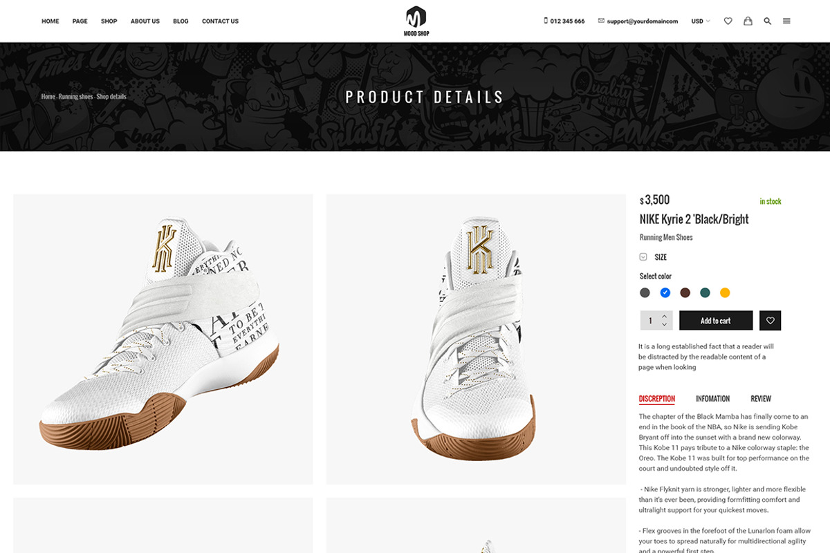 Moodshop - Modern eCommerce PSD, a Websites & App Template by Digipieces (Photo 6 of 12)