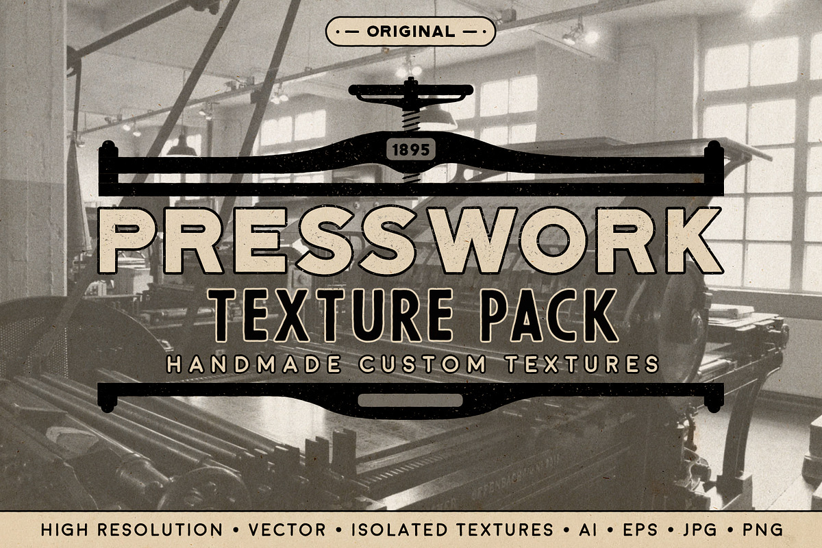Presswork Texture Pack | Textures, a Texture Graphic by Max Lockwood (Photo 1 of 9)