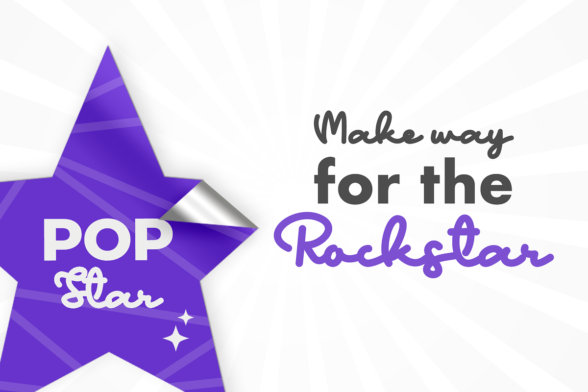 Lonely Star, a Script Font by Helotype (Photo 5 of 6)