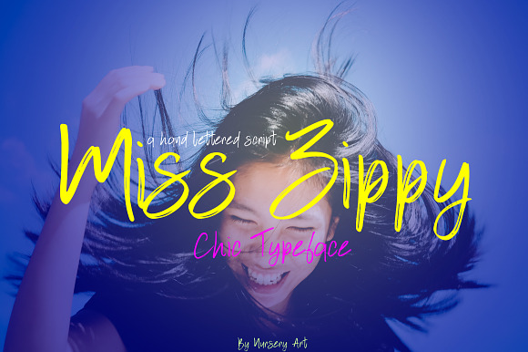 Miss Zippy | Chic Typeface preview 8