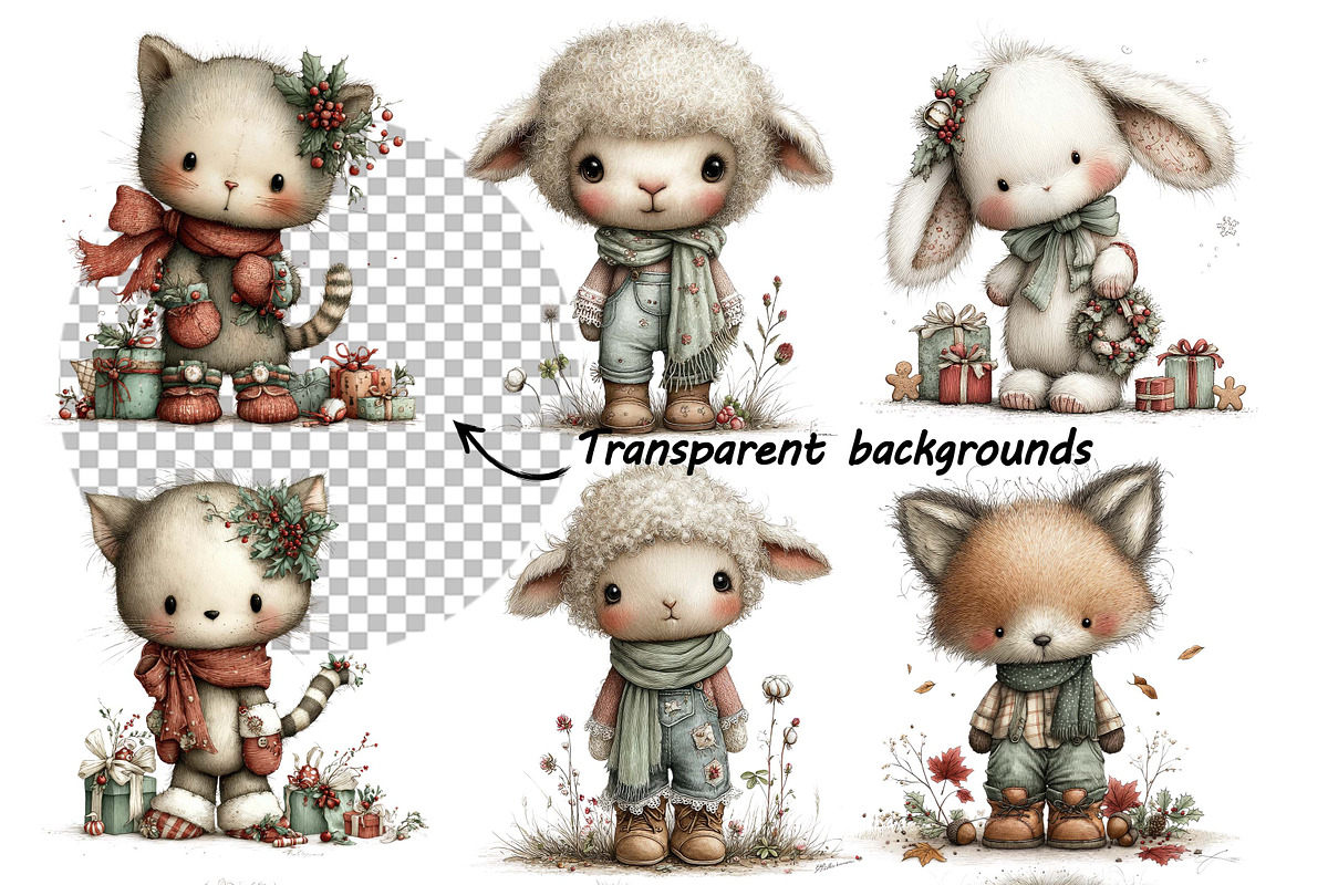 whimsical baby characters festive, an Illustration by one-touch (Photo 7 of 10)