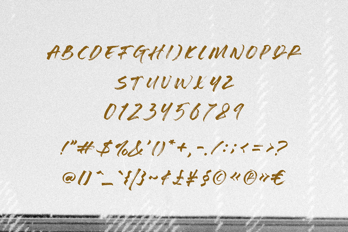 Gold Sach Brush Font, a Script Font by Pen Culture (Photo 8 of 9)