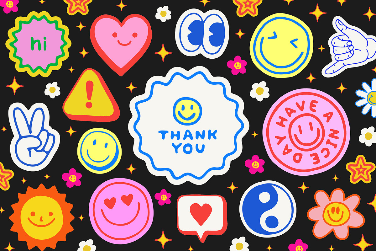 HAND DRAWN STICKERS VOL.2, an Object Graphic by craftlove (Photo 10 of 10)