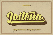 Jostena - Script Font With Extrude