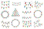 Christmas Lights Sublimation Clipart, an Illustration by Designworld (Thumbnail 2 of 4)