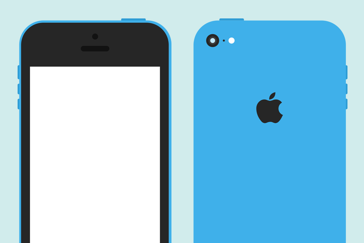 Flat iPhone Mockups Pack, an iPhone Mockup by Jamie Peak (Photo 2 of 4)