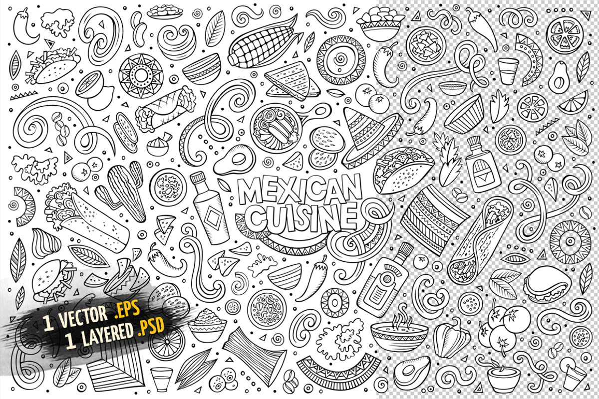 Mexican Food Objects Set, an Object Graphic by BALABOLKA (Photo 3 of 4)