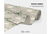 Swan & Duckling Nursery pattern, a Pattern Graphic by Milatoo (Thumbnail 2 of 4)