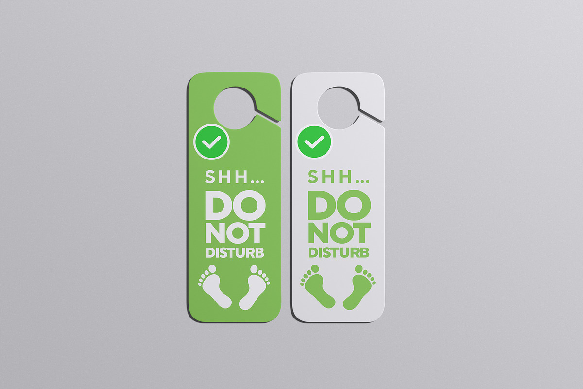 High Quality Door Hanger Mockup, a Product Mockup by Afif_studio (Photo 2 of 5)