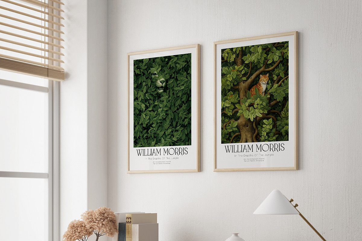 Print Poster William Morris Style, a Decorative Illustration by Vibrand Studio (Photo 4 of 13)