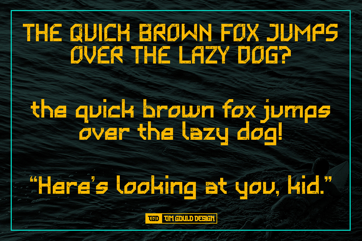 Buraunt - San Serif Display Font, a Sans Serif Font by Tim Gould Design (Photo 3 of 4)
