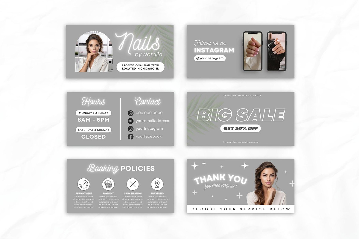 Nail Tech Acuity Scheduling • Canva preview 3