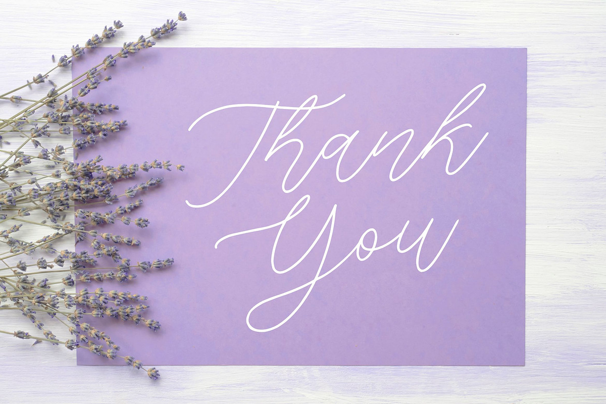 Fairy Lavender - Monoline Font, a Script Font by Balpirick Studio (Photo 7 of 7)