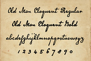 Old Man Eloquent (family), a Script Font by Three Islands Press (Thumbnail 4 of 5)