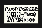 Cassiopea - Psychedelic typeface, a Font by HeyFonts (Thumbnail 6 of 12)