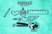 Pencil Point: A Font With Doodles, a Symbol Font by NicholeAndrew (Thumbnail 5 of 5)