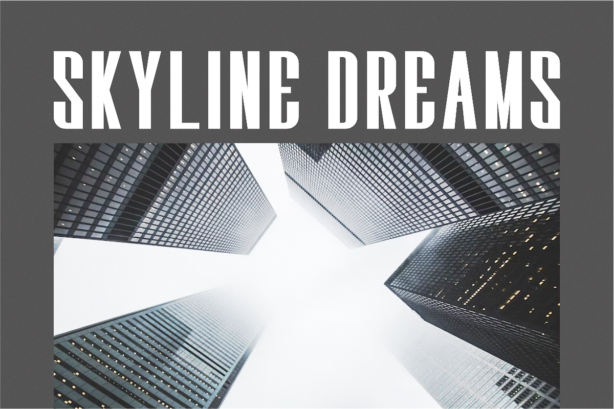 Skylines - Modern Sans Serif, a Sans Serif Font by Pian45 Studio (Photo 6 of 8)