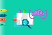 Set of business and starup concepts., a Work Illustration by julia_musdotter (Thumbnail 17 of 22)
