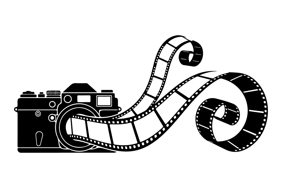Vintage Camera Film Silhouette, an Object Illustration by yasushie (Photo 10 of 31)