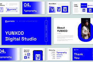 Brand Guideline PowerPoint Template, a Presentation Template by Mighty-Slide