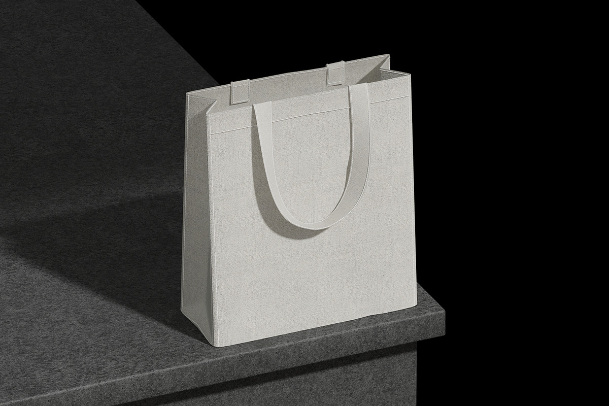Tote Bag Mockup, a Packaging Mockup by Unerispace (Photo 5 of 5)